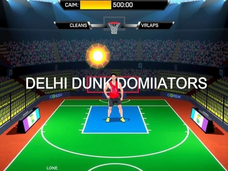 Intense Gameplay in Delhi Dunk Dominators Delhi Dunk Dominators Gameplay Screenshot